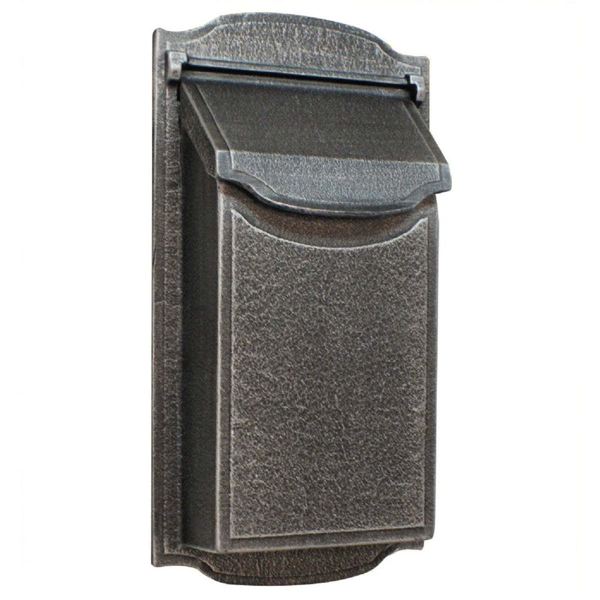 Silver Contemporary Vertical Mailbox Y972