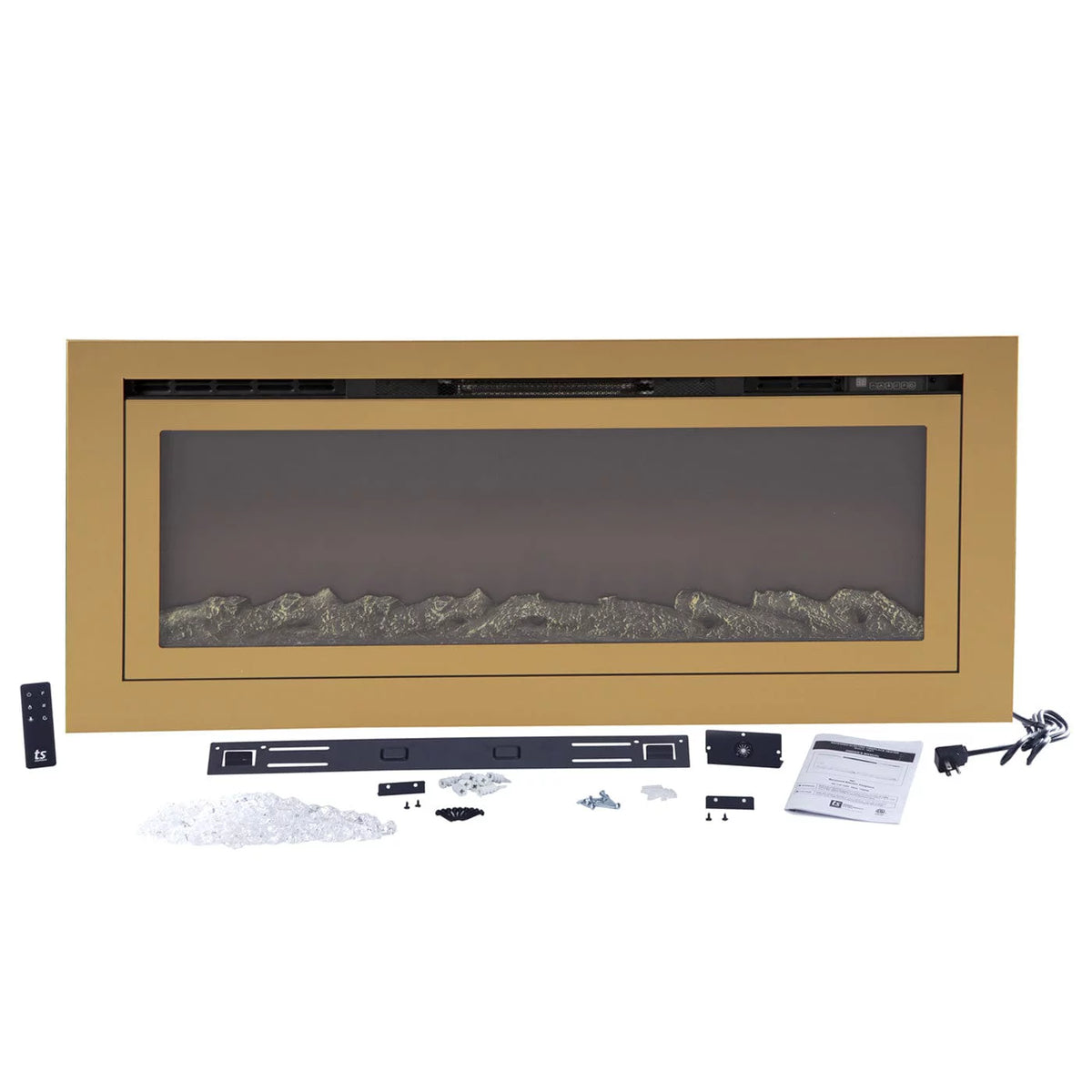50" Recessed Smart Electric Fireplace S606