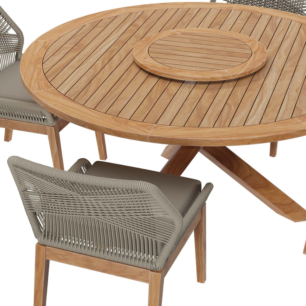 5-Piece Teak Wood Outdoor Dining Set G864