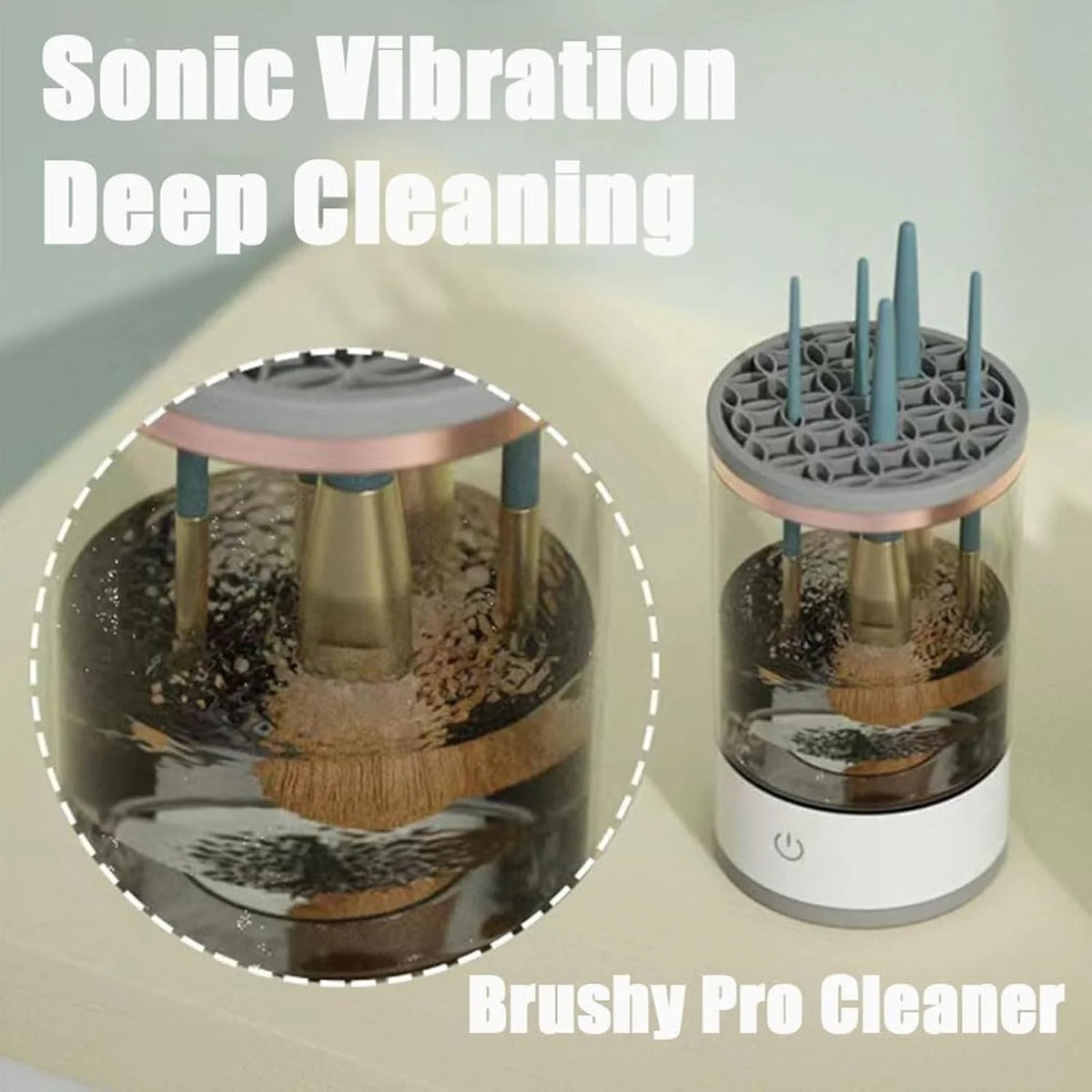 Electric Makeup Brush Cleaner Black P6114