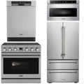 36 Electric Range, Refrigerator, Dishwasher and Microwave Z671