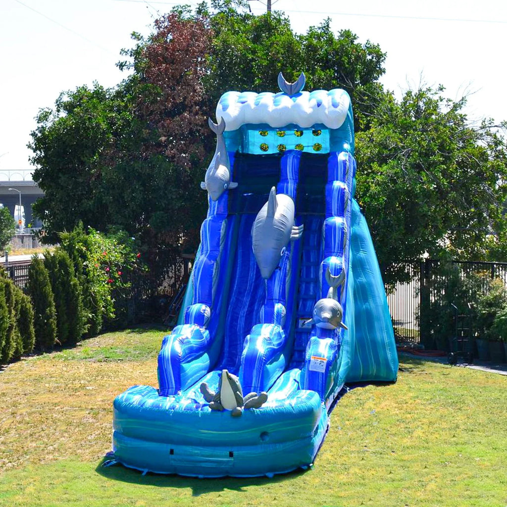 Commercial Grade Inflatable Water Slide with Detachable Pool B456934
