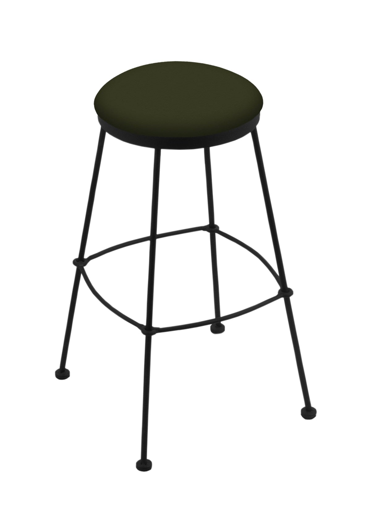 25 inch Stationary Counter Stool with Black Wrinkle Finish W841057