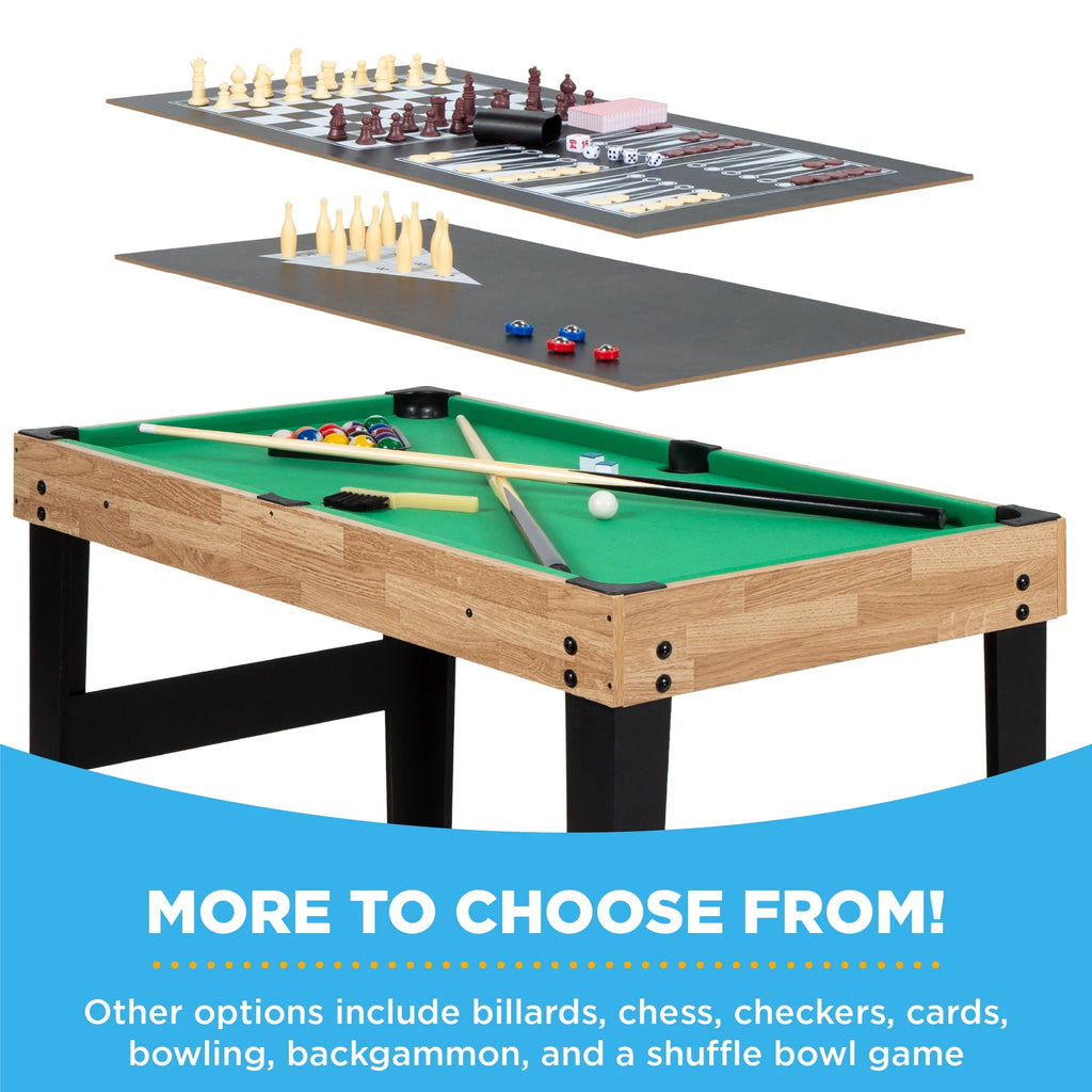 2x4ft 10-in-1 Combo Game Table Set W431