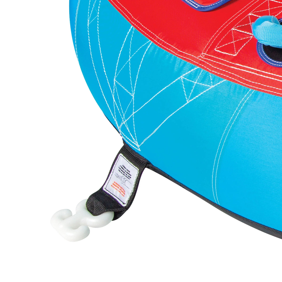 Blue & Red 3 Person Inflatable Towable Inner Tube D15861