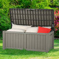 120 Gallon Weatherproof Outdoor Storage Deck Box K8159