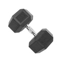 120 lbs Rubber Coated Hex Dumbbell P929784