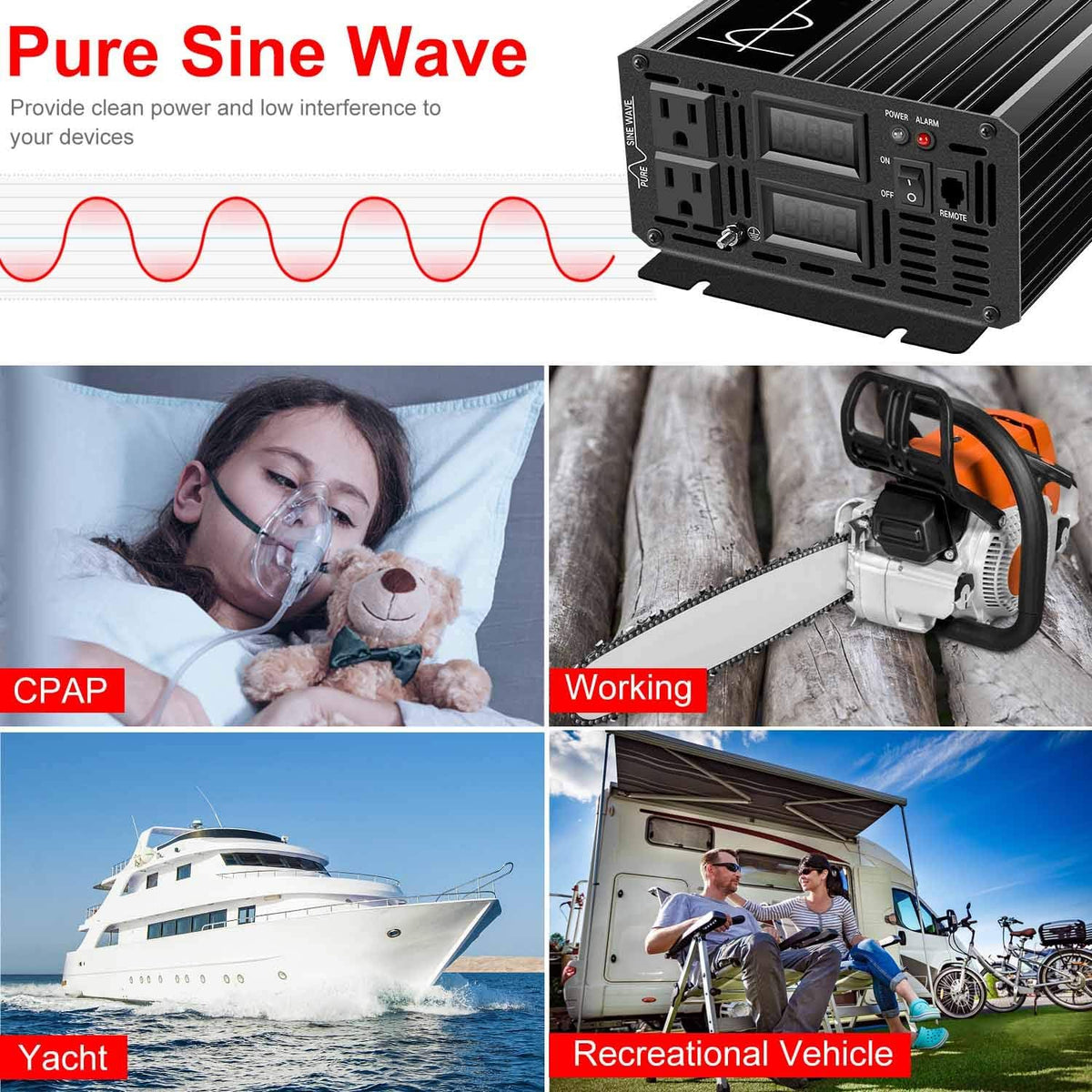 1500W Pure Sine Wave Solar Inverter K484433
