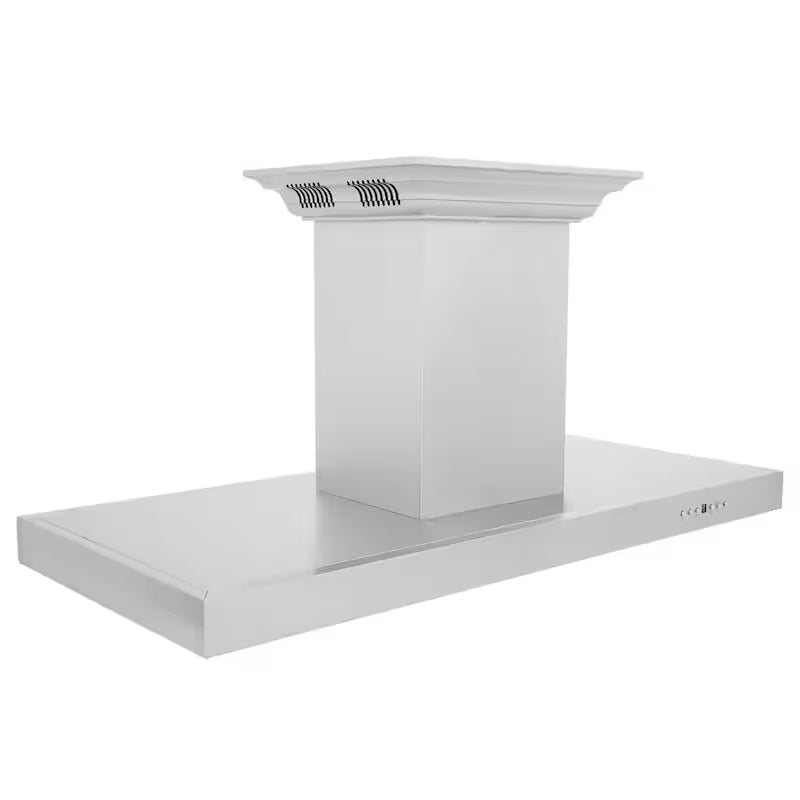 42 in. 400 CFM Ducted Island Mount Range Hood in Stainless Steel K263509