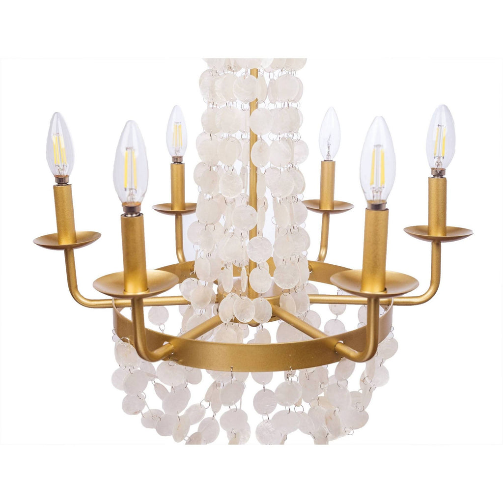 6 Arm Candelabra Chandelier Y359