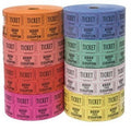 Raffle Tickets 8,000 Total 4 Assorted Colors O577