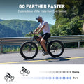 Electric Mountain Bicycle 26 350W 48V Black O283666