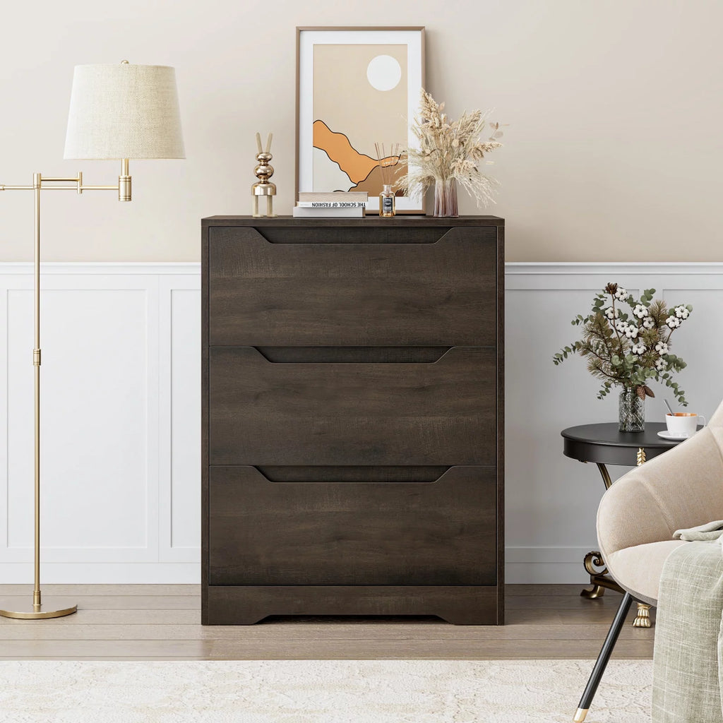 White 3 Drawer Dresser A505545