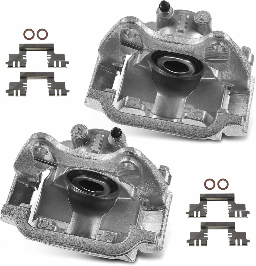 Disc Brake Caliper Assembly with Bracket Rear Left Driver Side Pack of 2 R332
