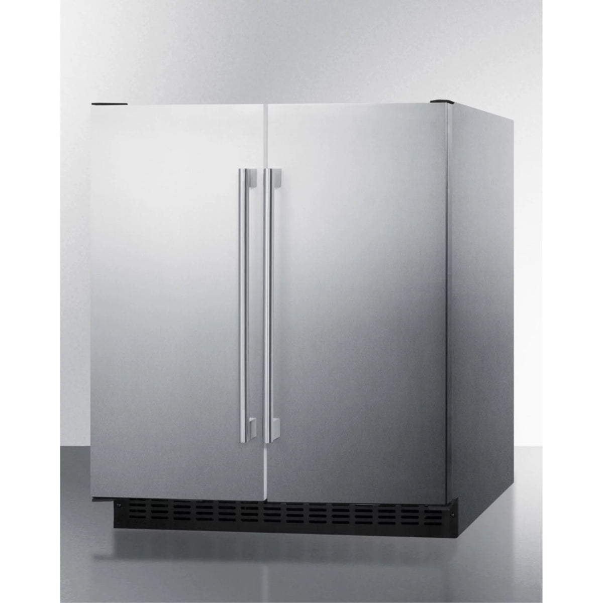 30" Undercounter Frost-Free Side-by-Side Refrigerator-Freezer in Stainless Steel with Locks S186049