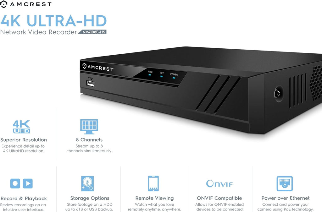 5MP Security Camera System with 8CH PoE NVR and 2TB Hard Drive K916265