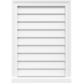 Vertical Surface Mount PVC Gable Vent O934