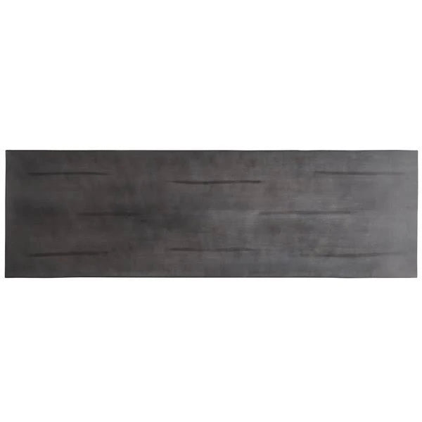 Solid Wood Live Edge Table Top with Antique Slate Gray Finish F3072