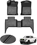 All-Weather Car Floor Mats Front & Rear Row Full Set TPE G1088