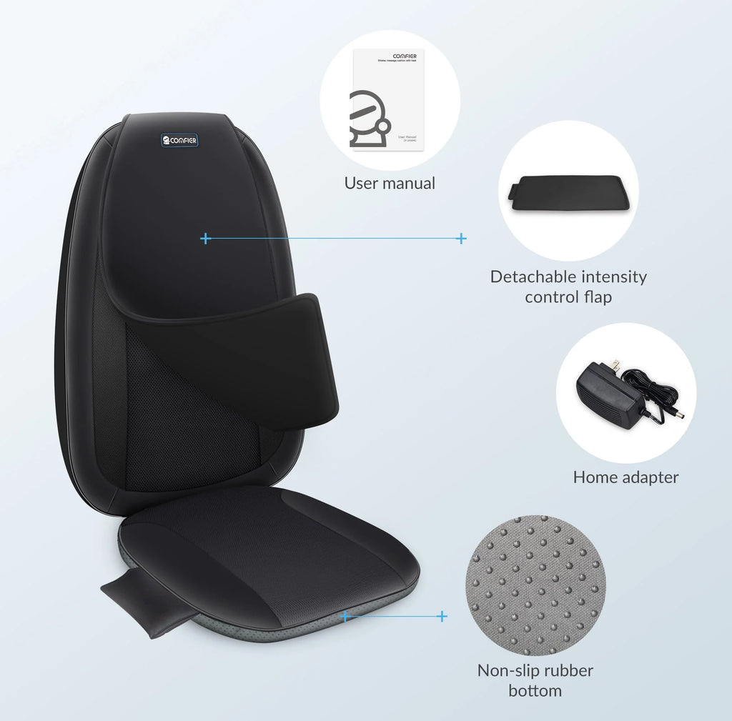 Shiatsu Back Massager with Heat Black Y58956