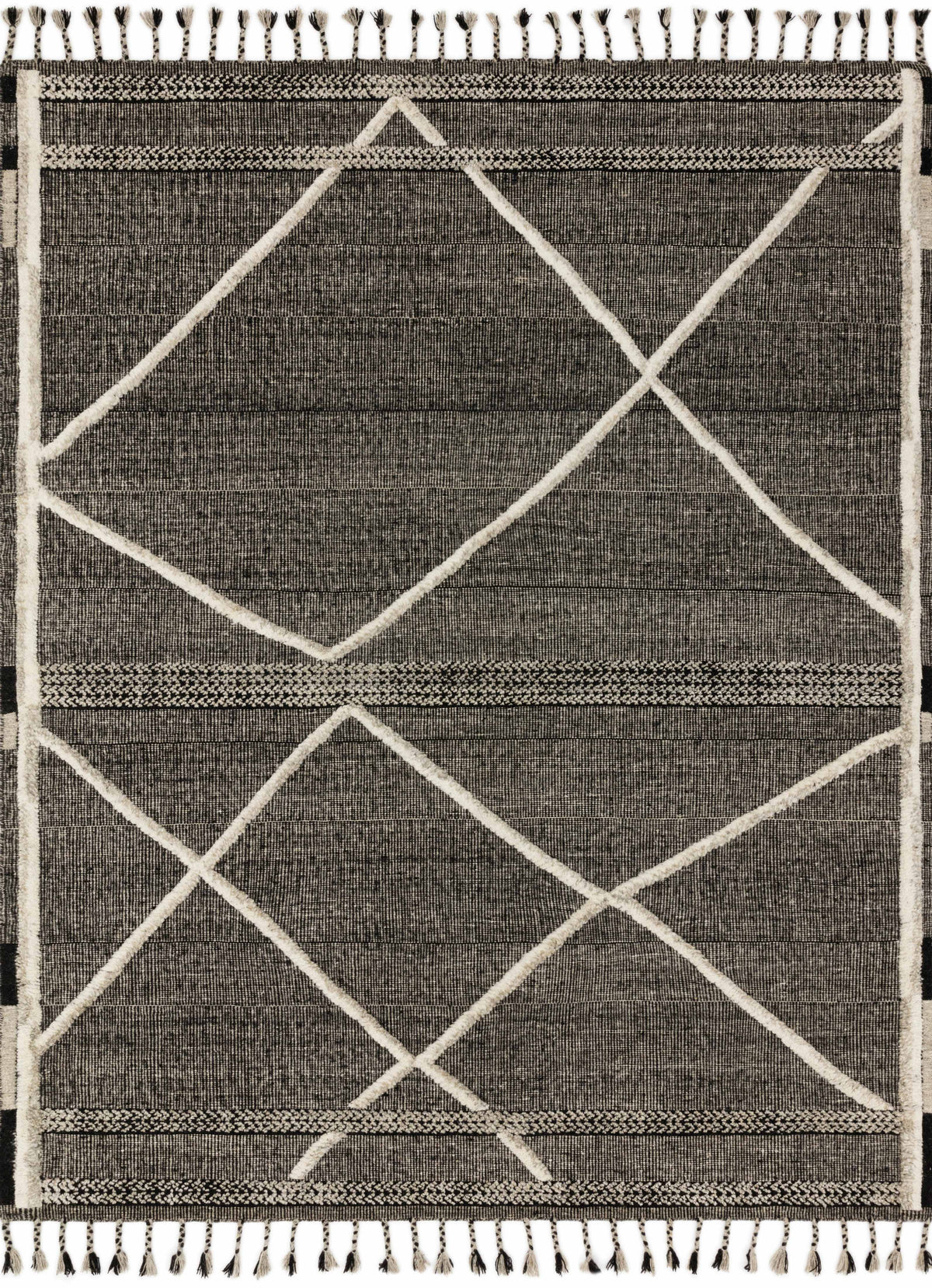 Beige Charcoal 9'6 x 13'6 Rug X22250
