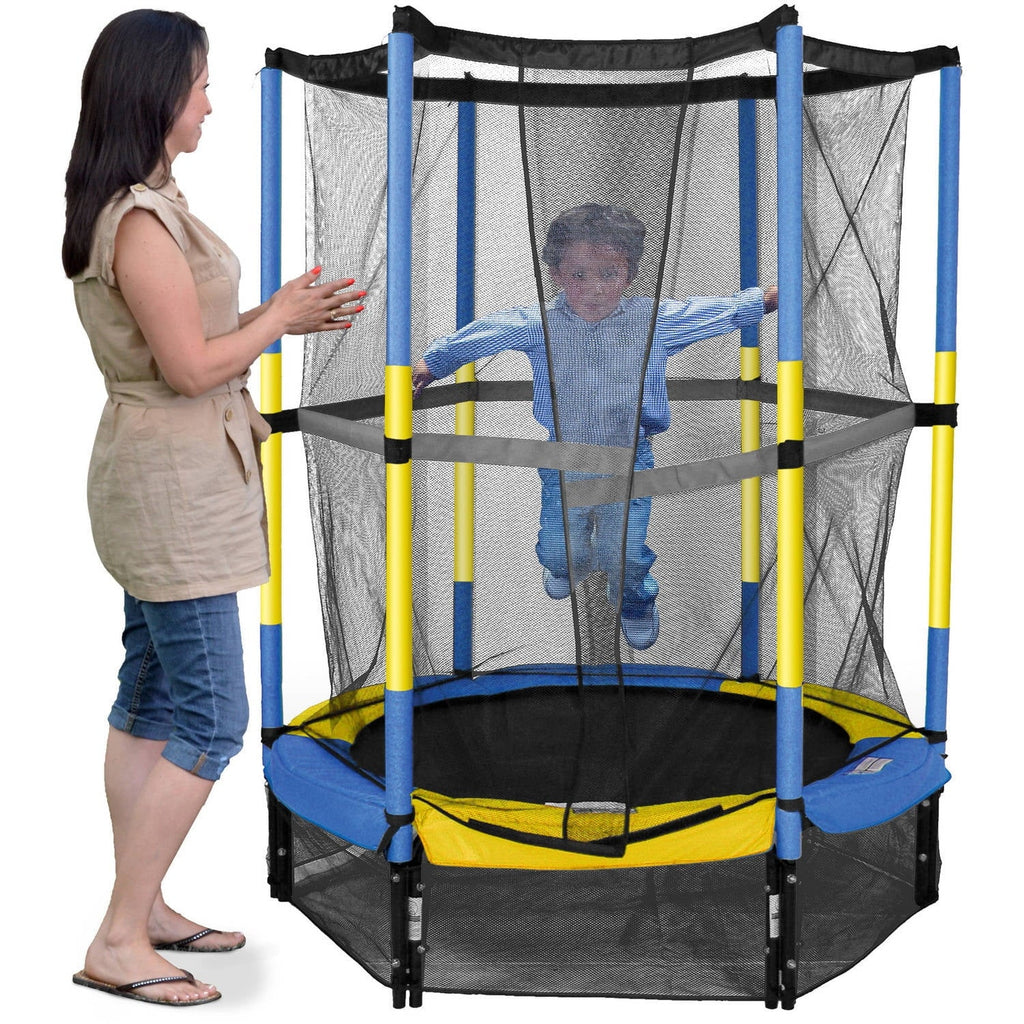 55-Inch Trampoline with Safety Enclosure H19520