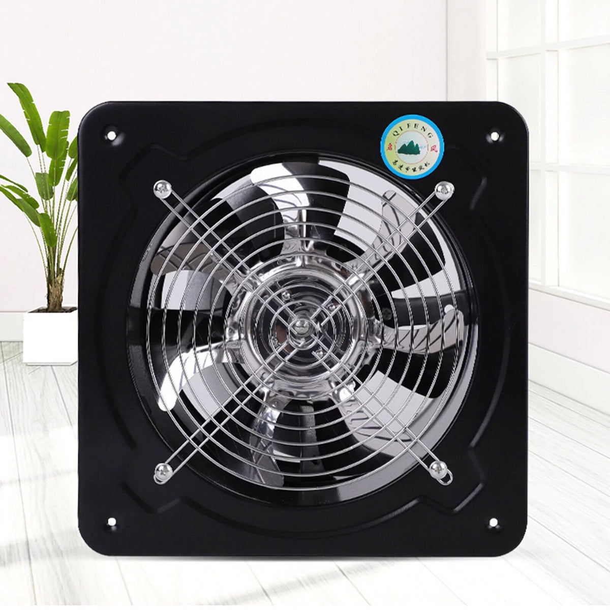 7 Inch Black High Speed Exhaust Fan 2800 RPM F76599