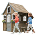Wooden Outdoor Playhouse with Kitchen W103716