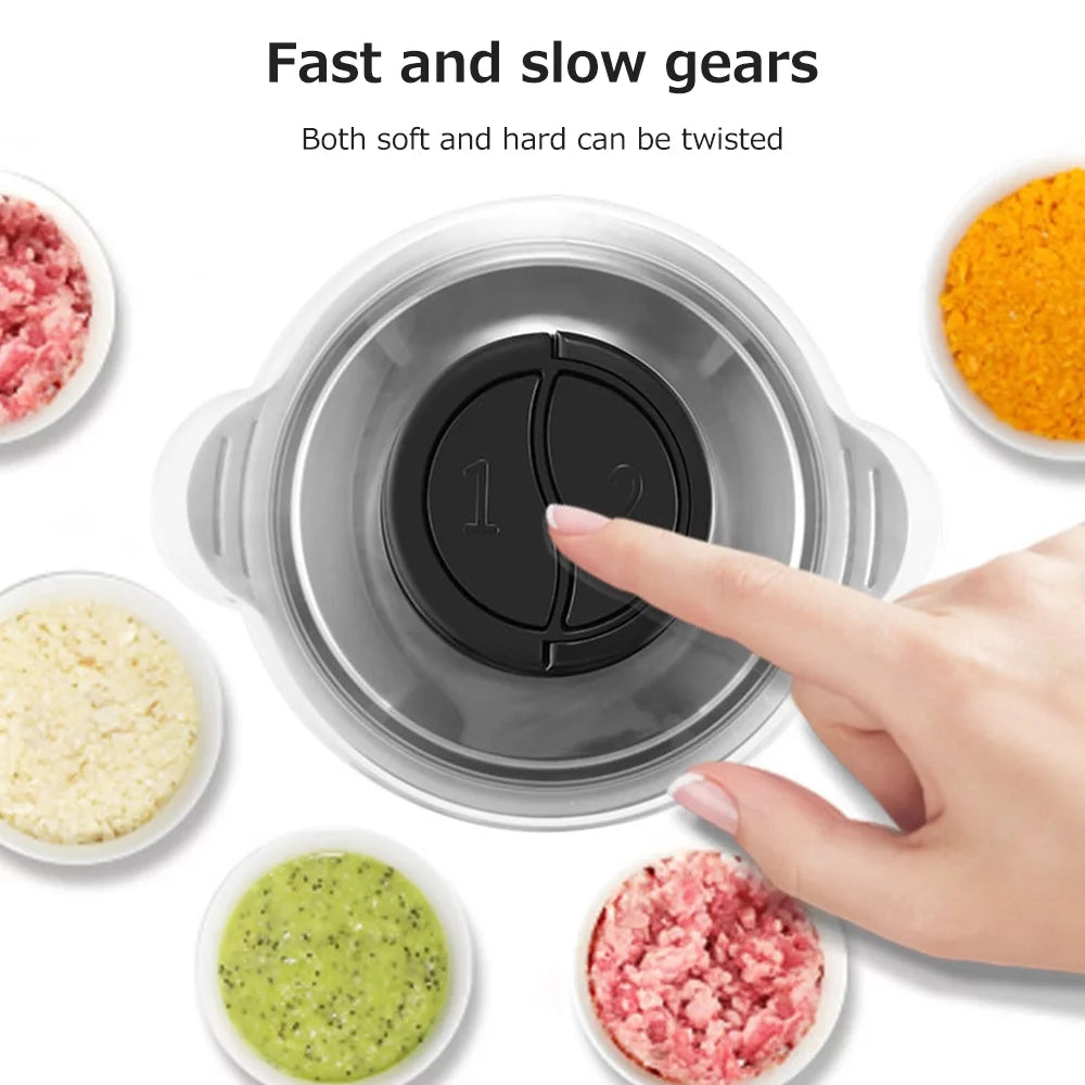 300 Watts 2L Stainless Steel Electric Food Processor G8703