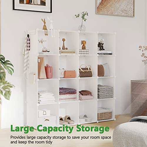 16 Cube Plastic Storage Organizer D56930
