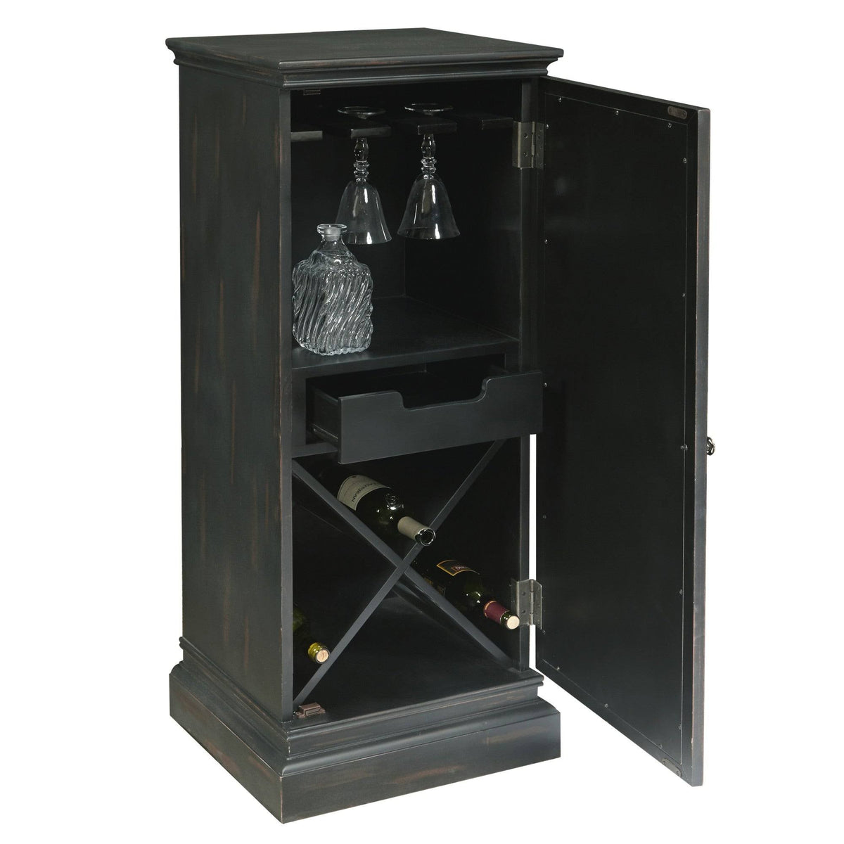 Mirrored Door Bar Cabinet C2983