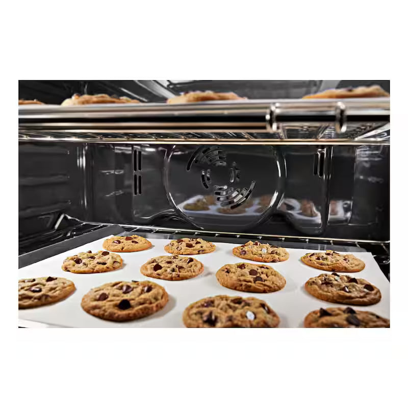 30 in. Single Electric Wall Oven with Convection Self-Cleaning in Black Stainless Steel H419222