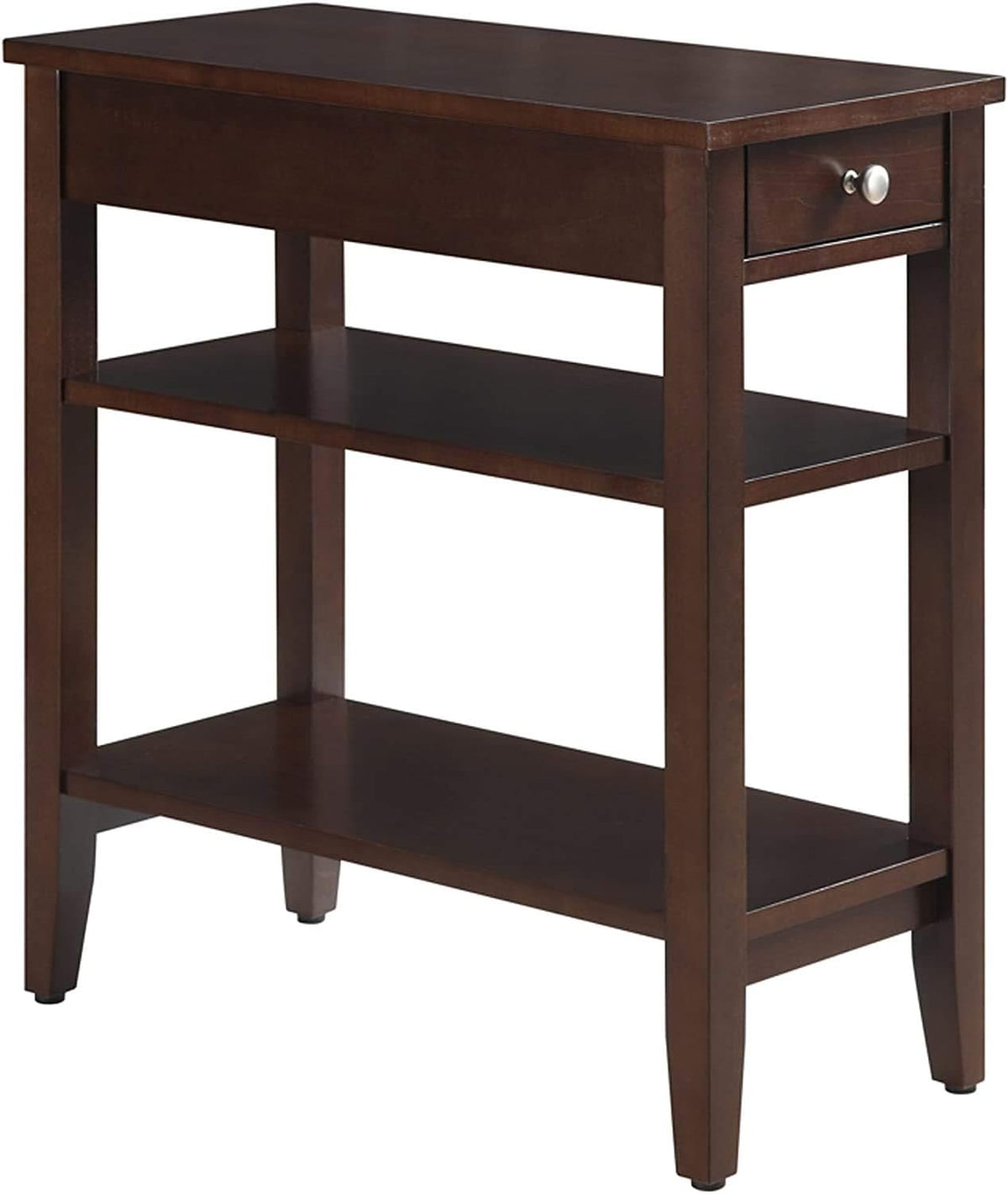 1 Drawer Chairside End Table with Shelves K544