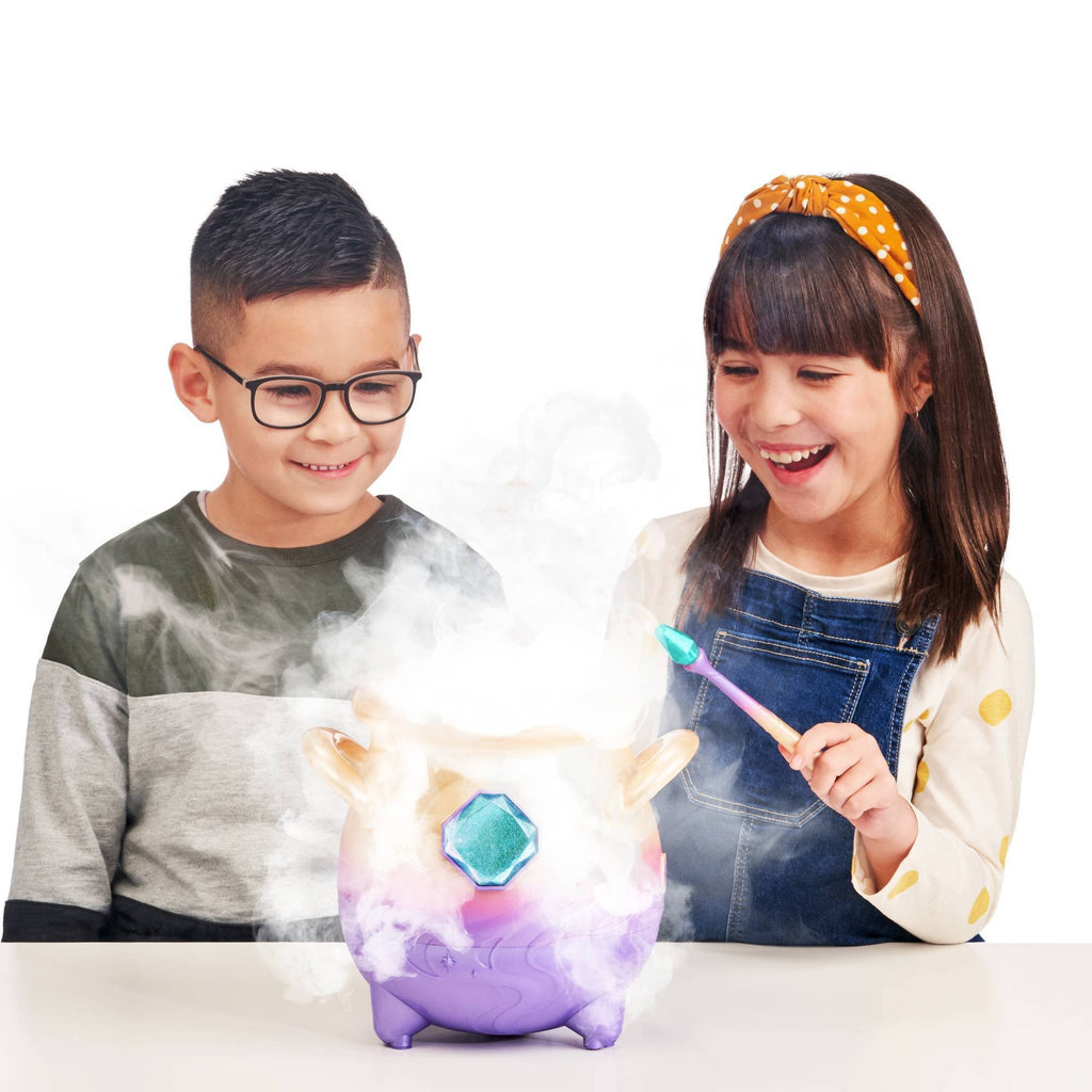 Blue Interactive Plush Toy Magical Misting Cauldron X9065
