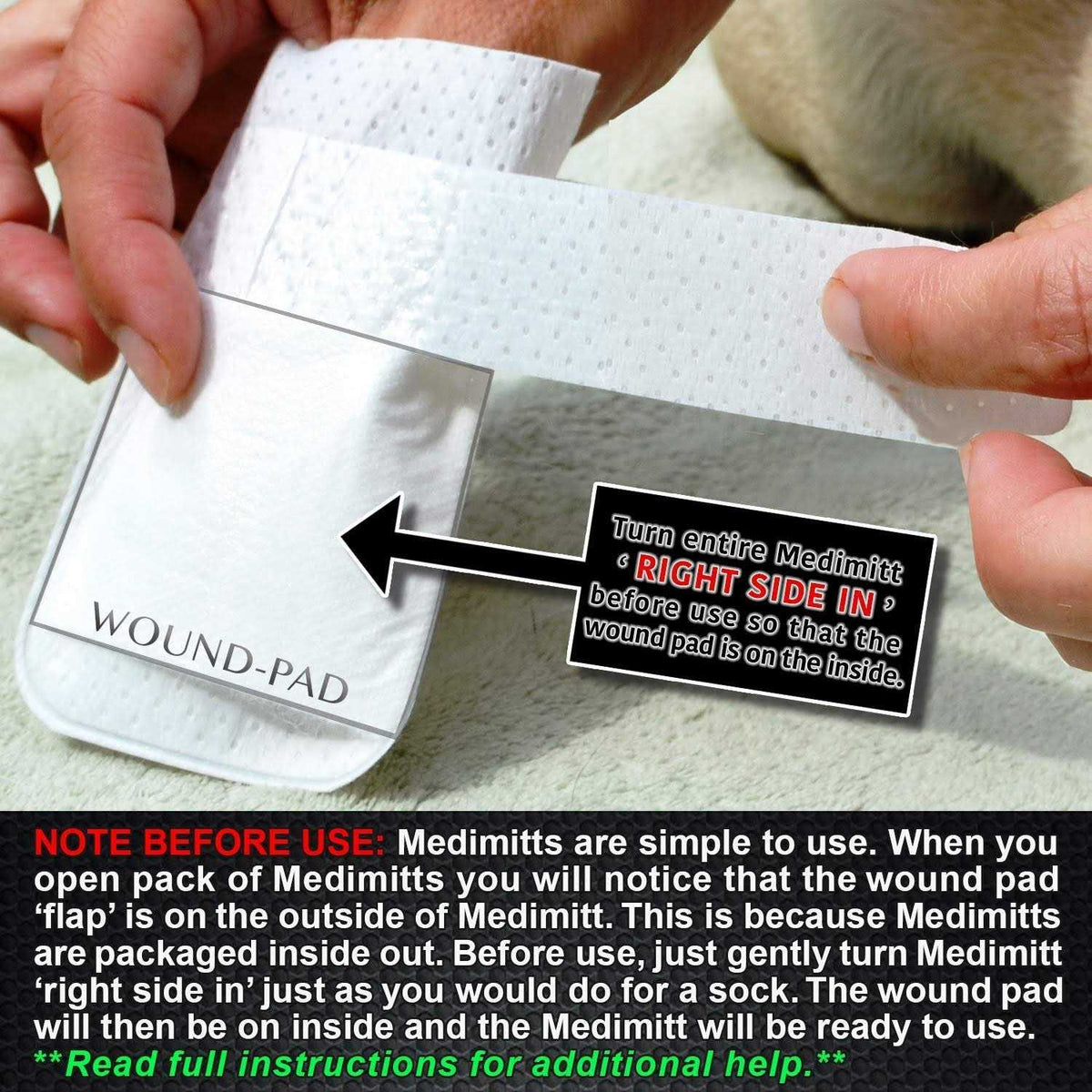 Paw Bandages for Dogs Cats and Pets H3830