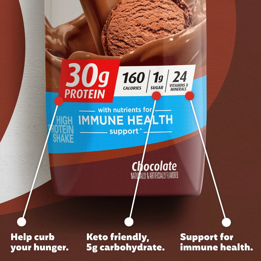 Chocolate Protein Shake 30g 11 fl oz 4 Ct L392594