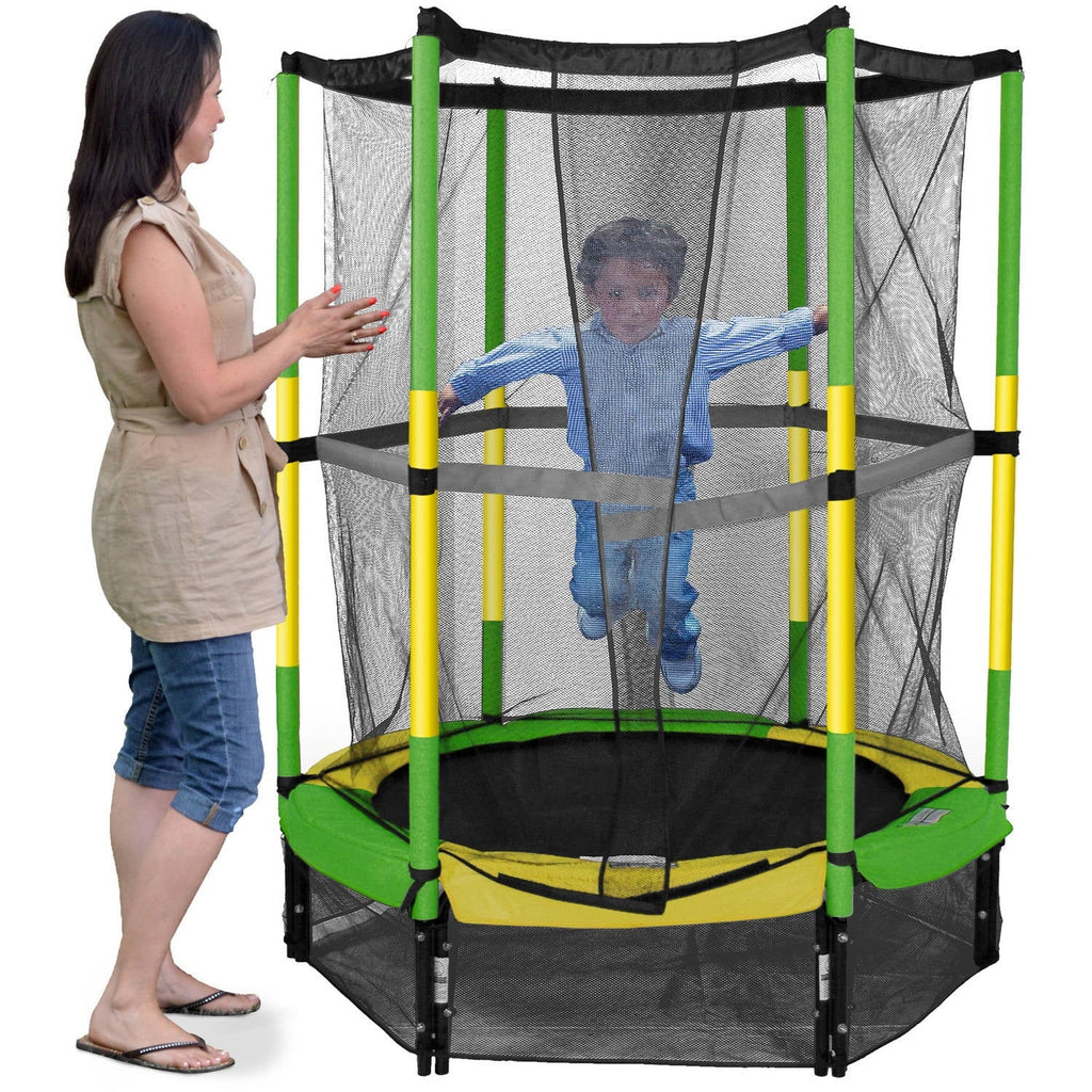 55-Inch Trampoline with Safety Enclosure H19520
