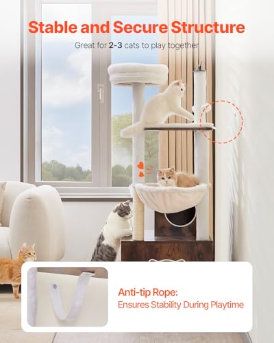 Large Cat Tree with Litter Box Enclosure J515327