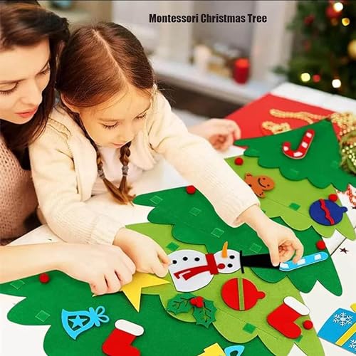 Felt Christmas Tree with Lights A251