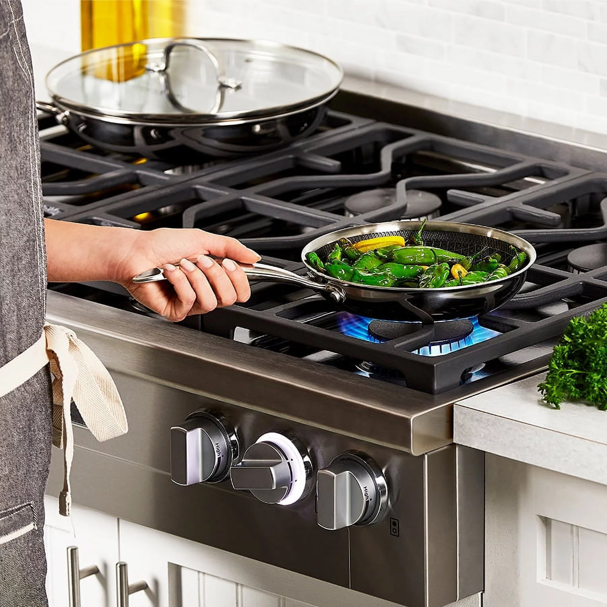 11 inch Stainless Steel Fry Pan V5610