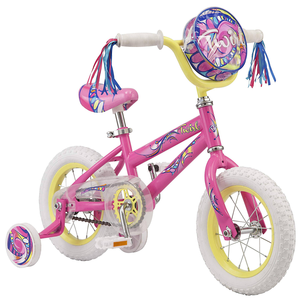 Pink 12-Inch Kids Bike X9588