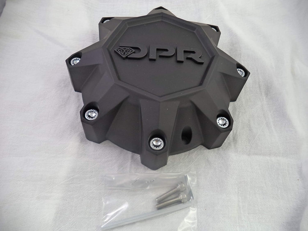 Flat Black Custom Wheel Center Cap M6190