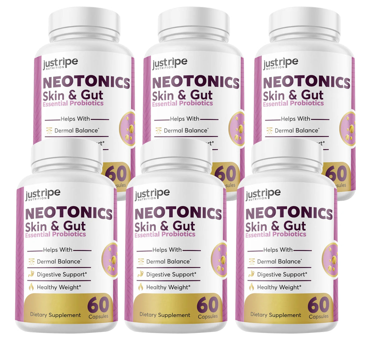 6 Pack Probiotics Supplement Pills H831