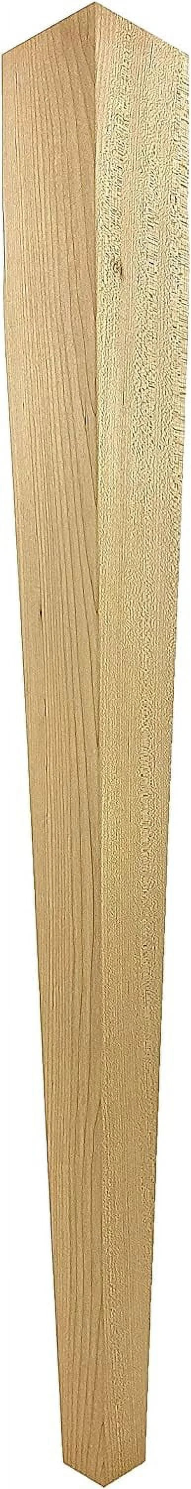 Unfinished Maple Wood Dining Table Leg F948
