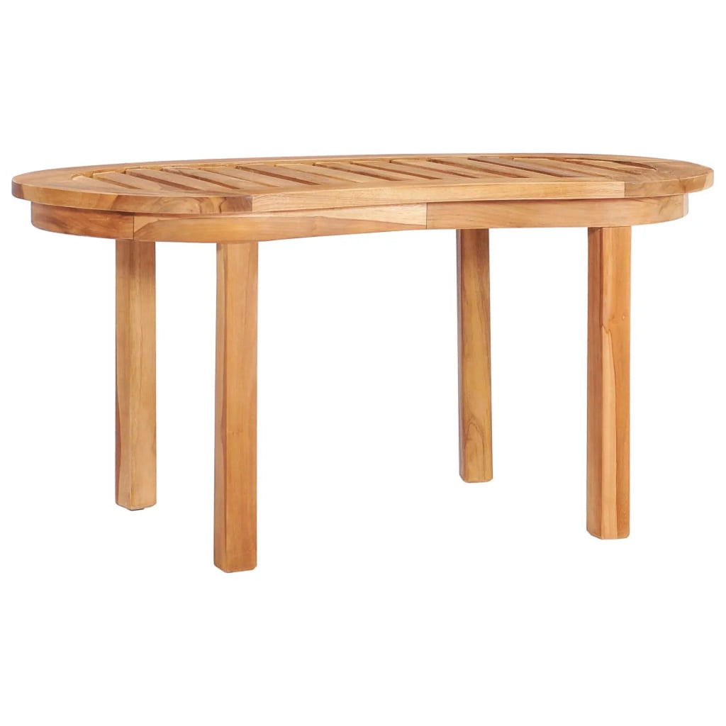 Teak Wood Coffee Table 35.4 x 19.7 x 17.7 Inches E614
