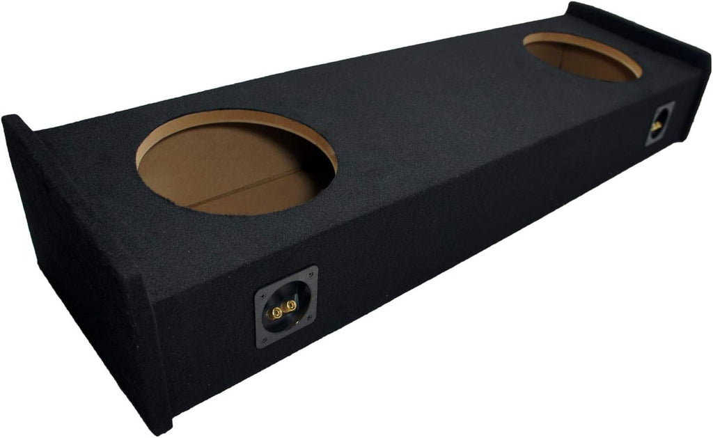 Compatible with Ford F-150 Super Cab Truck 1997-1999 Amplifier and Dual 10 Sub Box Enclosure R821795