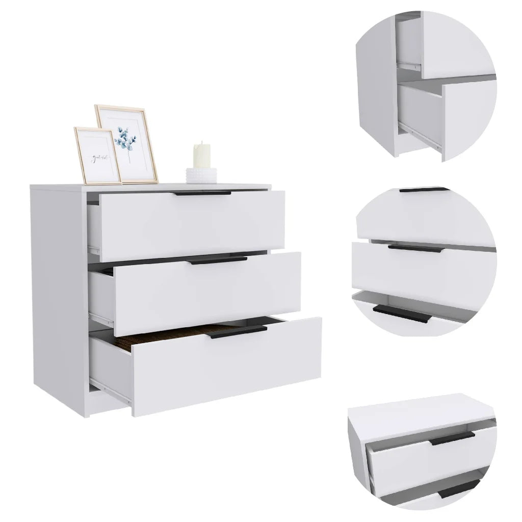 Light Gray 3 Drawer Dresser O5421