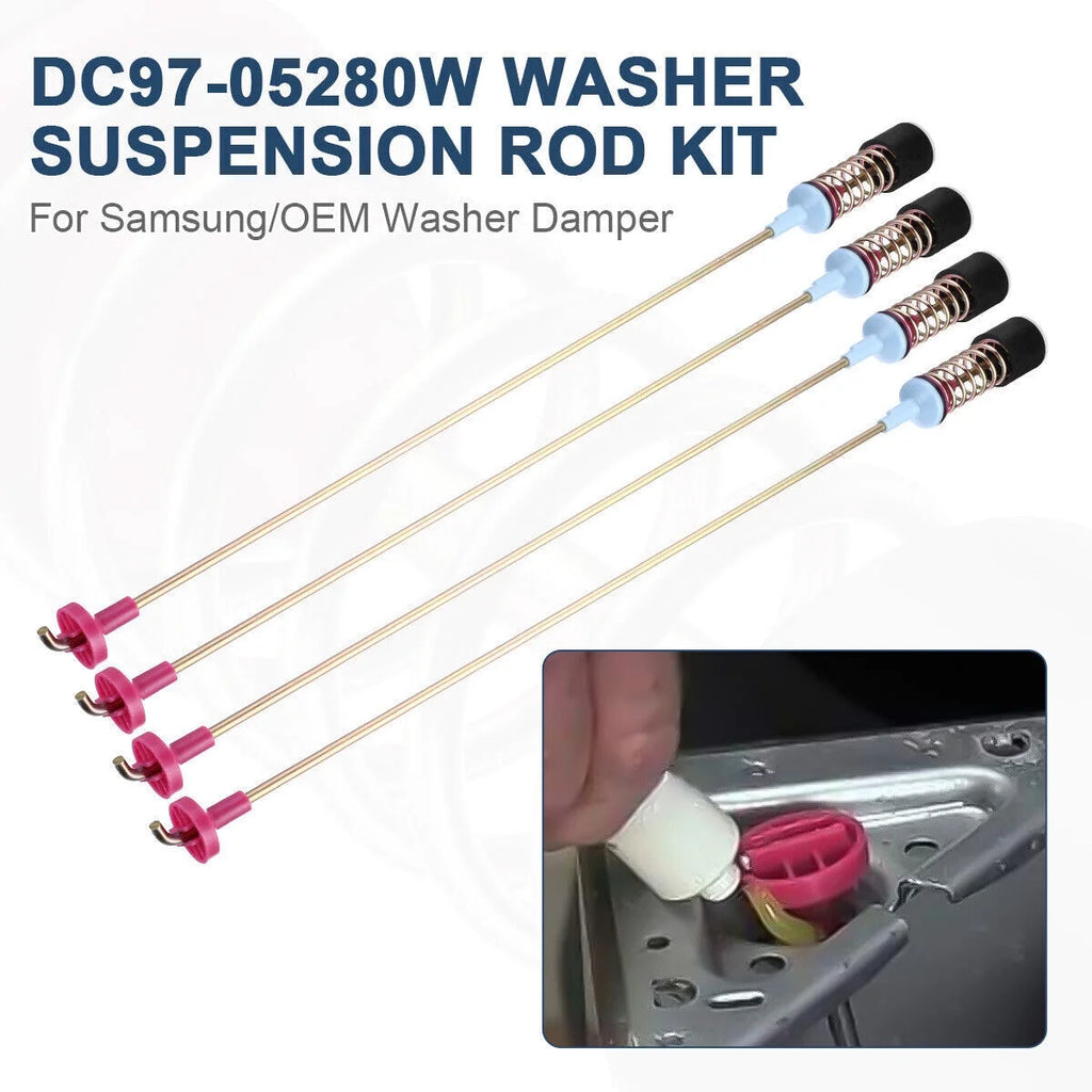 4 Pack Washer Suspension Rod Kit W887403