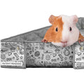 Washable Fleece Guinea Pig Cage Liner & Bedding with Raised Sides Q8356