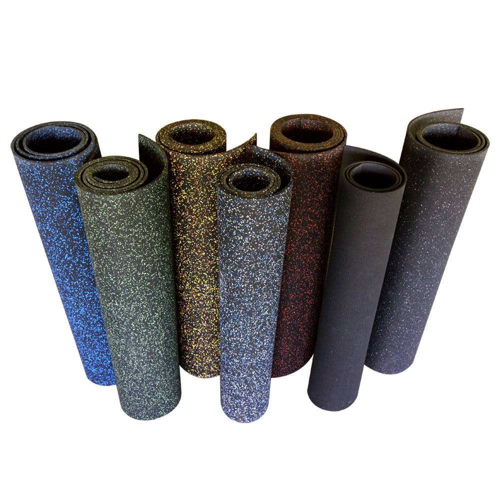 Recycled Rubber Flooring Rolls 90 x 48 x 0.19 in. Y929